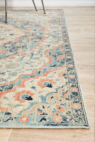 Rug Culture RUGS Dalila Blue Traditional Rug