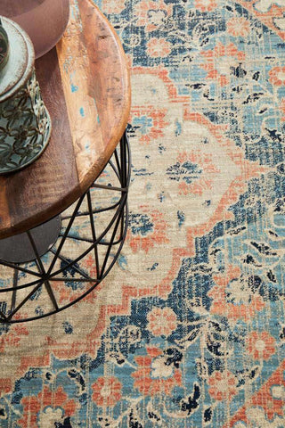 Rug Culture RUGS Dalila Blue Traditional Rug