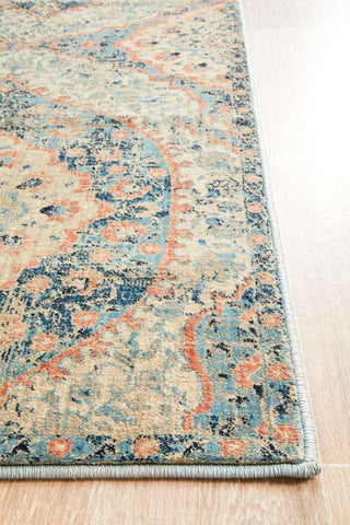 Rug Culture RUGS Dalila Blue Traditional Runner Rug