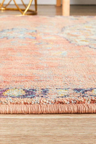 Rug Culture RUGS Edrica Terracotta Traditional Runner Rug