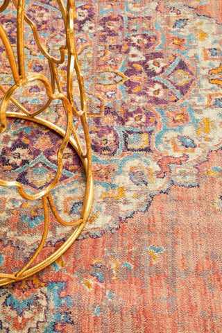 Rug Culture RUGS Edrica Terracotta Traditional Runner Rug