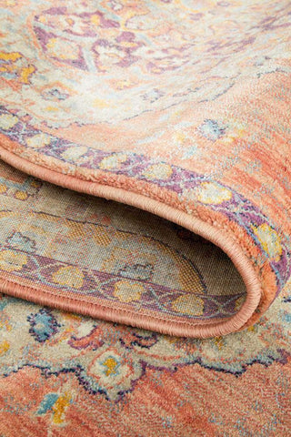 Rug Culture RUGS Edrica Terracotta Traditional Runner Rug