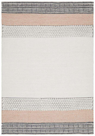 Rug Culture RUGS Elche Peach Textured Wool Rug