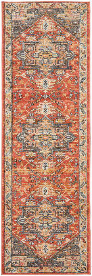 Rug Culture RUGS Elmas Terracotta Tribal Runner