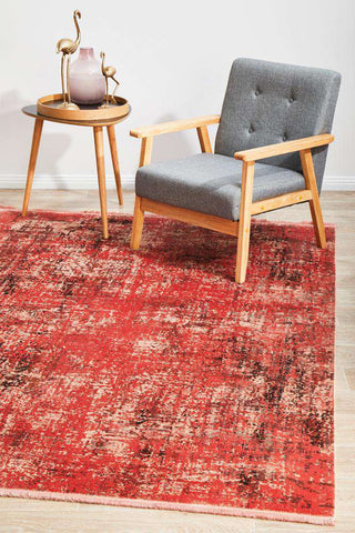 Rug Culture RUGS Emel Coral Bamboo Silk Rug