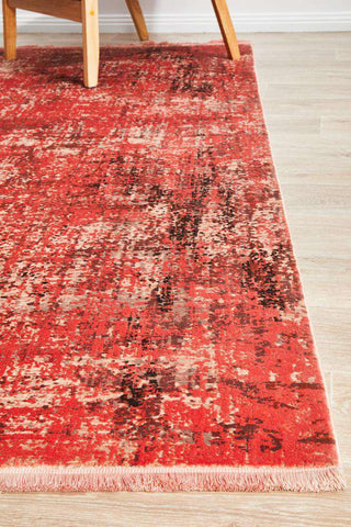 Rug Culture RUGS Emel Coral Bamboo Silk Rug