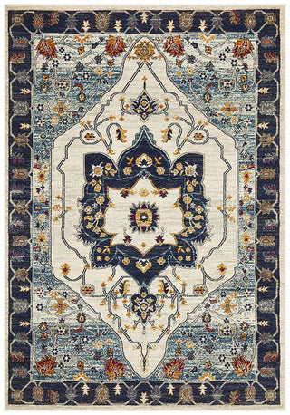 Rug Culture RUGS Erdek Blue Medallion Rug