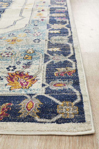 Rug Culture RUGS Erdek Blue Medallion Rug