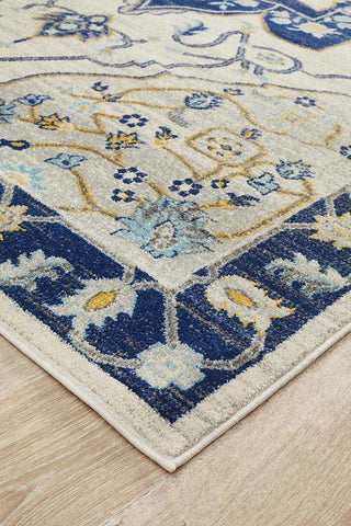 Rug Culture RUGS Erdek Navy Medallion Rug