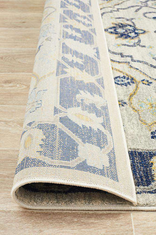 Rug Culture RUGS Erdek Navy Medallion Rug