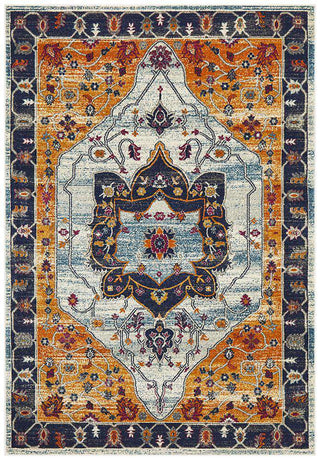 Rug Culture RUGS Erdek Rust Traditional Medallion Rug