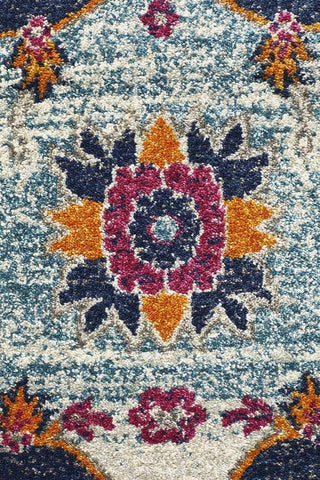 Rug Culture RUGS Erdek Rust Traditional Medallion Runner