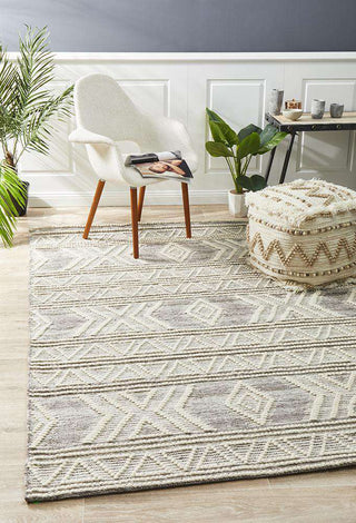 Rug Culture RUGS Esha Natural Tribal Wool Rug