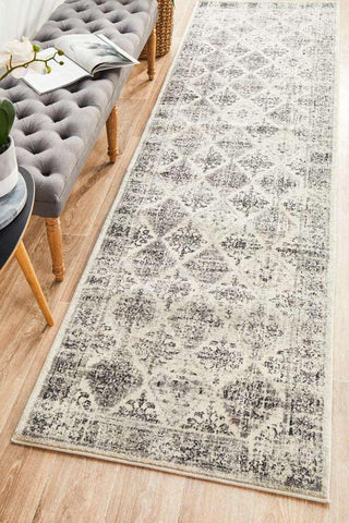 Rug Culture RUGS Esra Grey Transitional Runner Rug