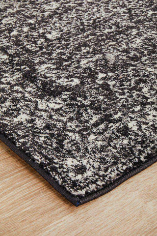 Rug Culture RUGS Estella Charcoal Transitional Runner Rug