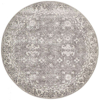 Rug Culture RUGS Estella Grey Transitional Round Rug