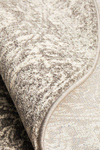 Rug Culture RUGS Estella Grey Transitional Round Rug