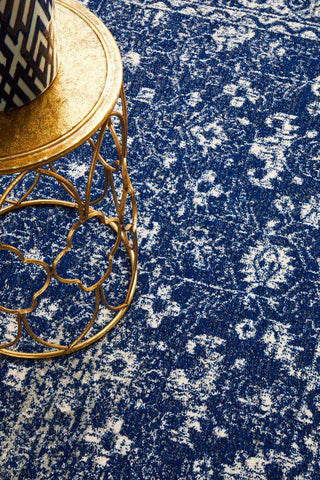 Rug Culture RUGS Estella Navy Transitional Rug