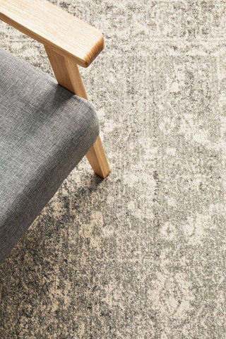 Rug Culture RUGS Estella Silver Transitional Rug