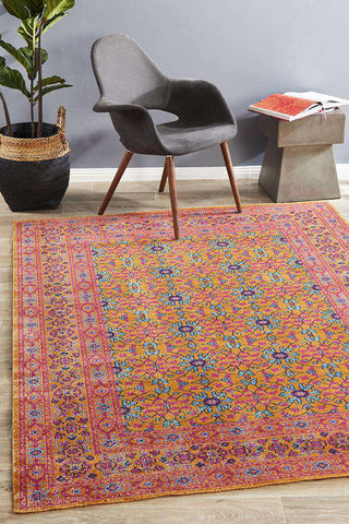 Rug Culture RUGS Eternal Whisper Sunset Rust Rug