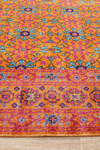 Rug Culture RUGS Eternal Whisper Sunset Rust Rug