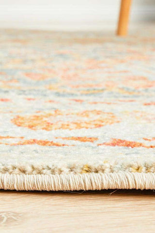 Rug Culture RUGS Faris Blue Tribal Round Rug