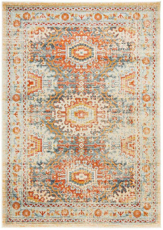 Rug Culture RUGS Faris Blue Tribal Rug