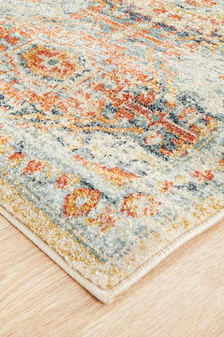 Rug Culture RUGS Faris Blue Tribal Runner Rug