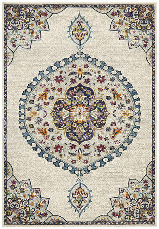 Rug Culture RUGS Farrar Beige Medallion Rug