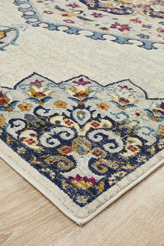 Rug Culture RUGS Farrar Beige Medallion Rug