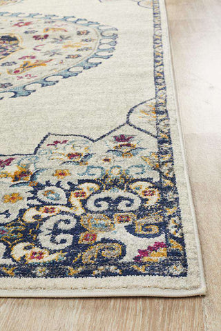 Rug Culture RUGS Farrar Beige Medallion Rug