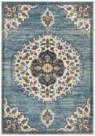 Rug Culture RUGS Farrar Blue Medallion Rug