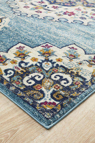 Rug Culture RUGS Farrar Blue Medallion Rug