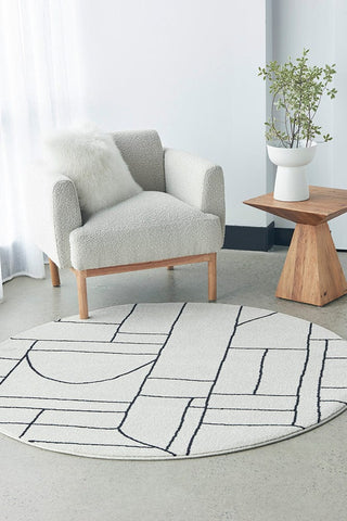 RUG CULTURE RUGS Fleur Modern Round Rug