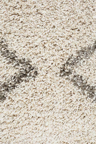 Rug Culture RUGS Fleur Natural Fringed Runner