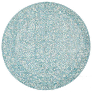 Rug Culture RUGS Florencia Blue Transitional Round Rug