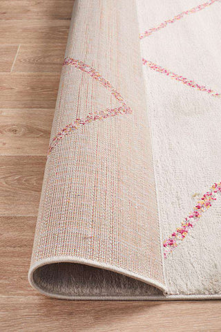 Rug Culture RUGS Florentin Grey & Pink Diamond Rug (Discontinued)