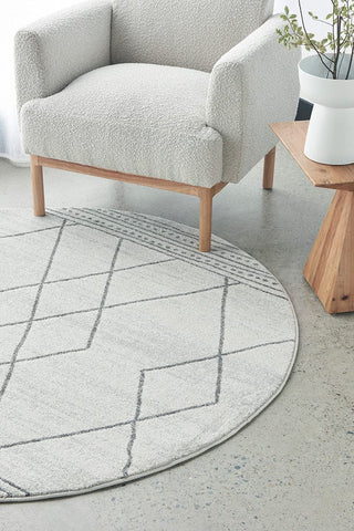 RUG CULTURE Rugs Gina Geometric Round Rug