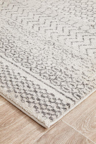 Rug Culture RUGS Harper Tribal Runner - Silver