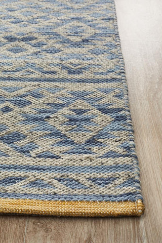 Rug Culture RUGS Harvey Blue Tribal Rug