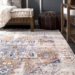 RUG CULTURE RUGS Heriz Ivory Traditional Rug