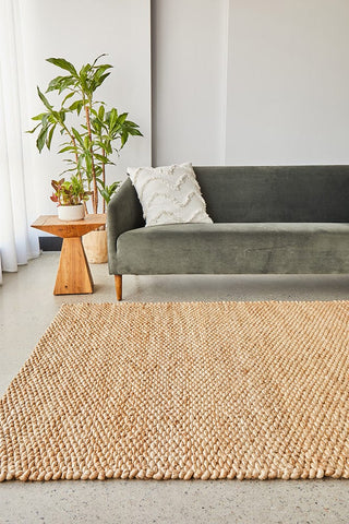 RUG CULTURE RUGS Hive Natural Jute Rug