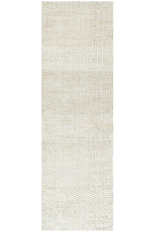 RUG CULTURE RUGS Hive White Jute Rug