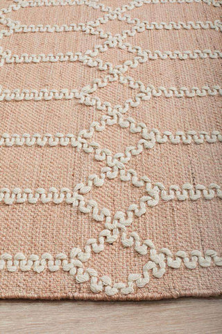 Rug Culture RUGS Hudson Nude Tribal Trellis Rug