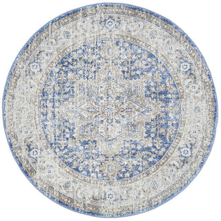 RUG CULTURE RUGS Hugo Ocean Round Rug