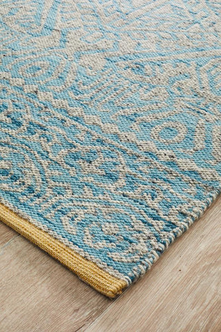 Rug Culture RUGS Hunter Blue Tribal Rug