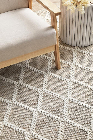 RUG CULTURE RUGS Huxley Natural Wool Blend Rug