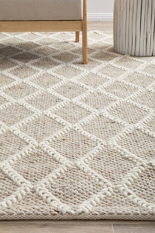 RUG CULTURE RUGS Huxley Natural Wool Blend Rug