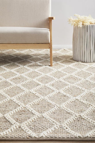 RUG CULTURE RUGS Huxley Natural Wool Blend Rug