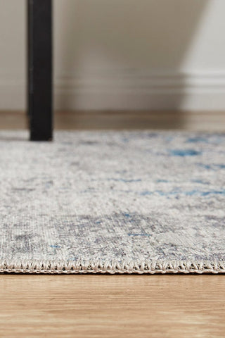 RUG CULTURE RUGS Illusions Blue Hallway Runner